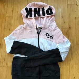 PINK zip up hoodie